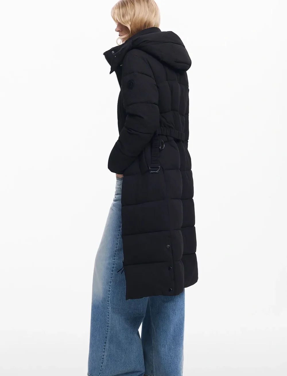 Desigual - PADDED EXTRA CINTURON2 - dunkappor - black - 5