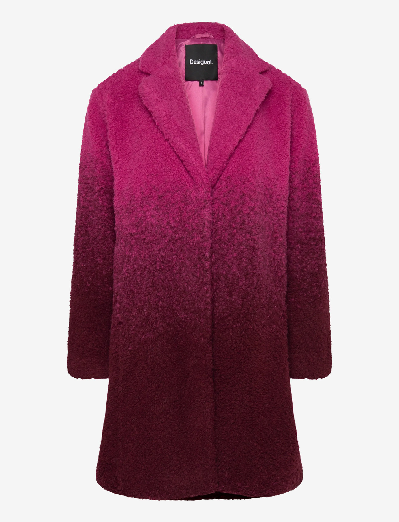 Desigual - COAT ICECREAM - uldfrakker - 3008 rosa mora - 1