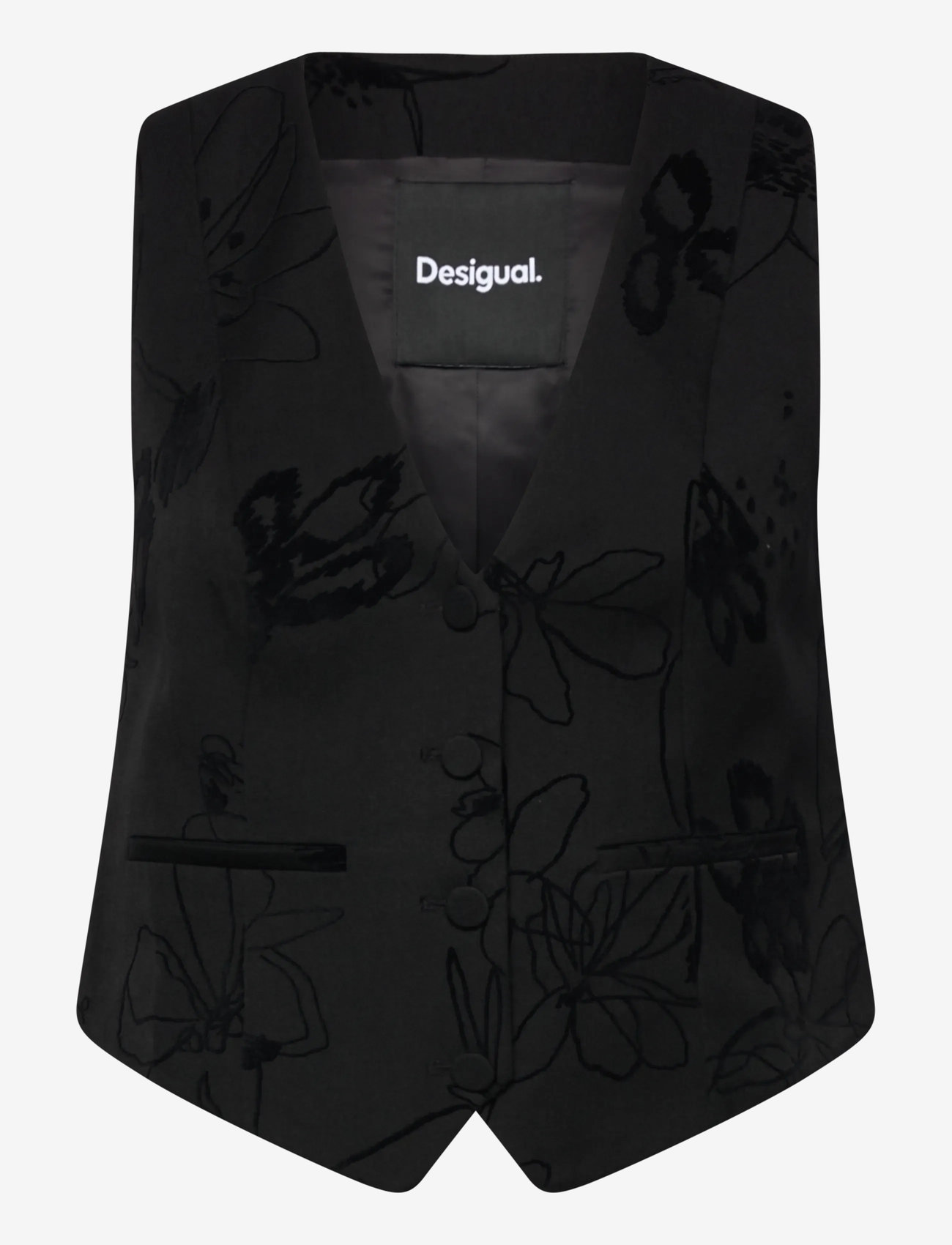 Desigual - FLOCK - Ärmellose blazer - black - 0