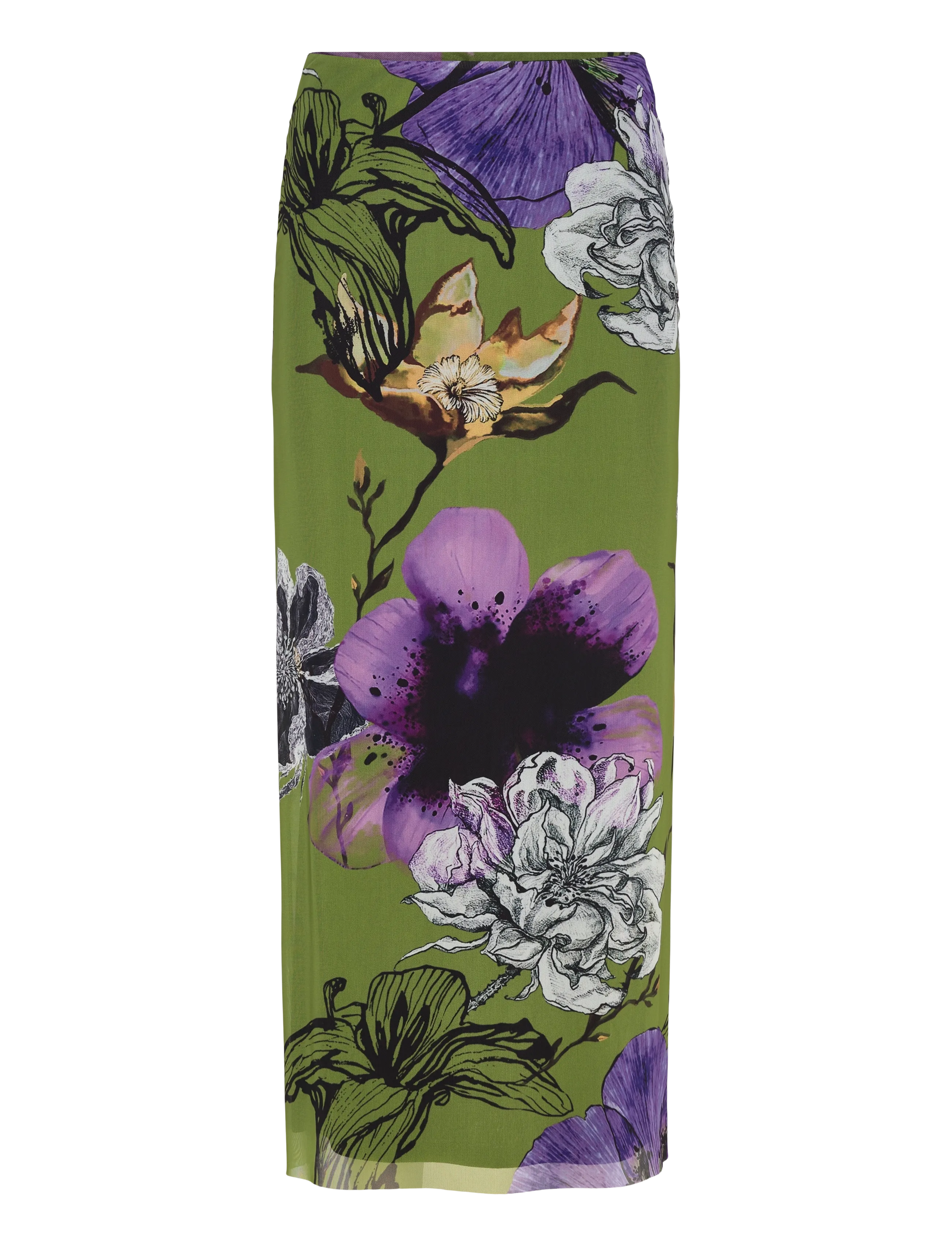 DESIGUAL Tulleflower Grün - XS - Damen