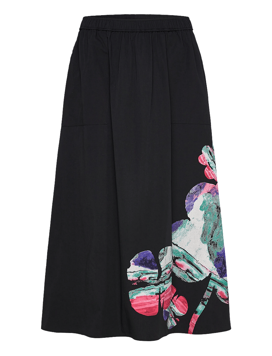 Desigual - ELLA LACROIX - midi-röcke - black - 1