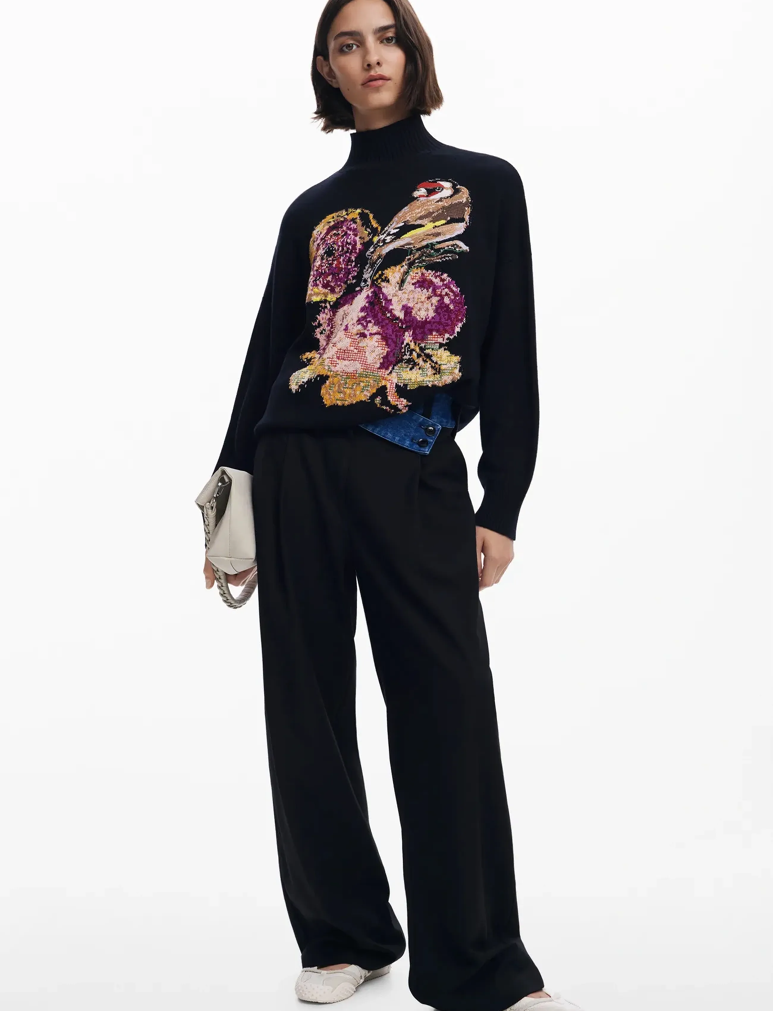 Desigual - BIRD LACROIX - black - 4