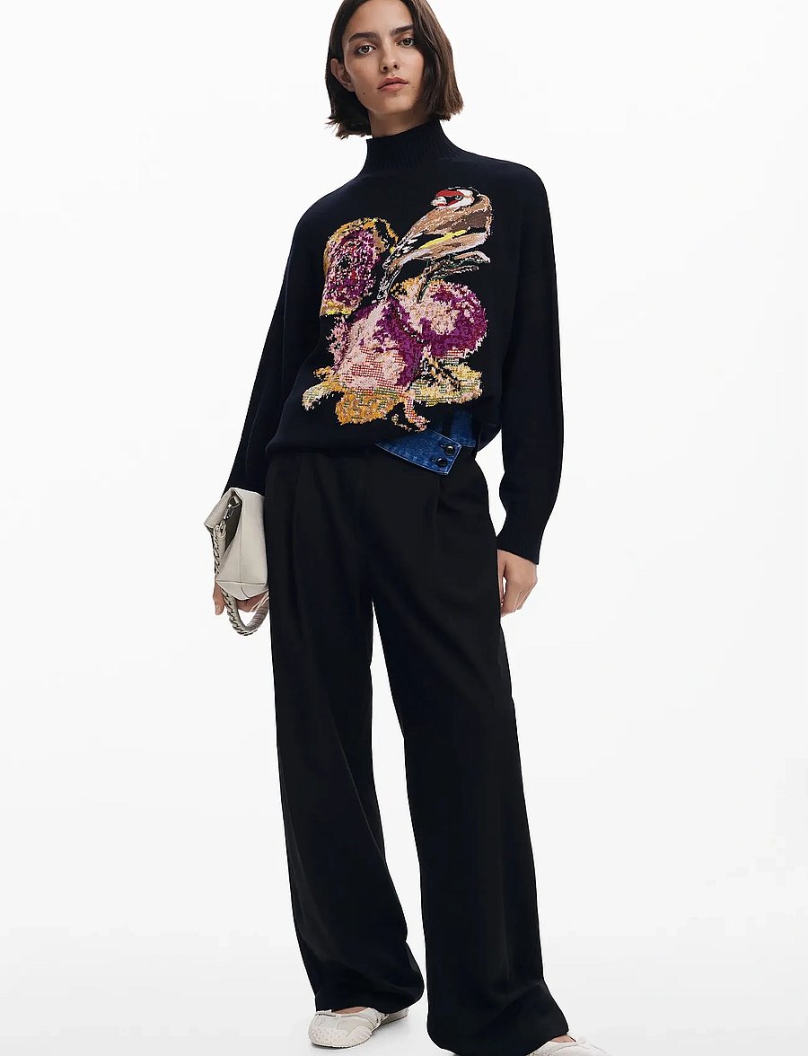 Desigual - BIRD LACROIX - black - 4