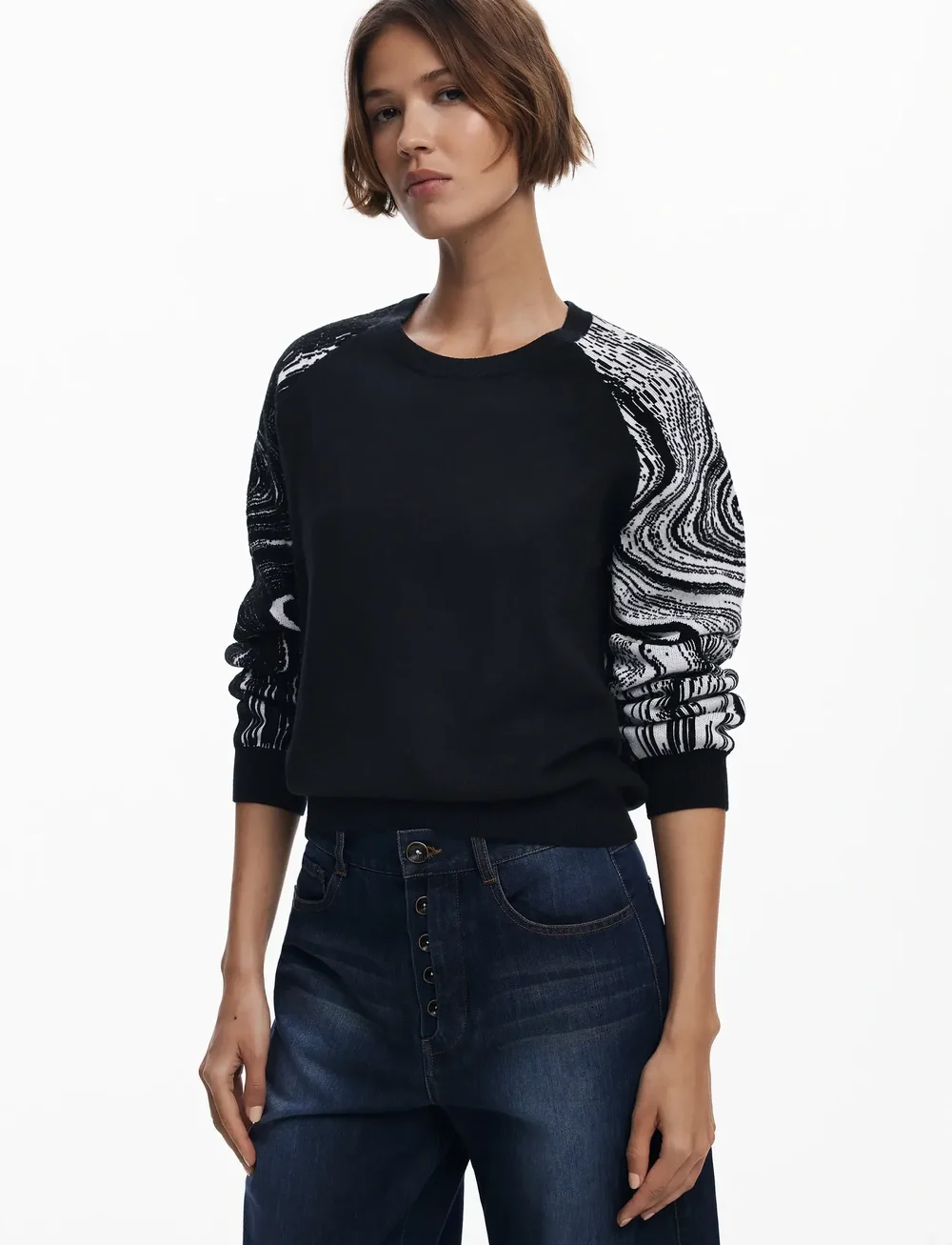 Desigual - KODIAK - pullover - black - 0