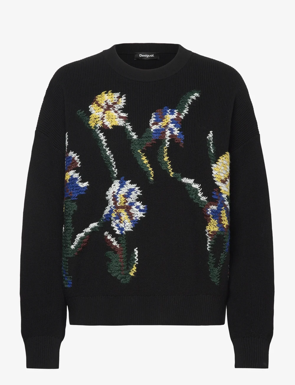 Desigual - COOPER - stickade tröjor - black - 1