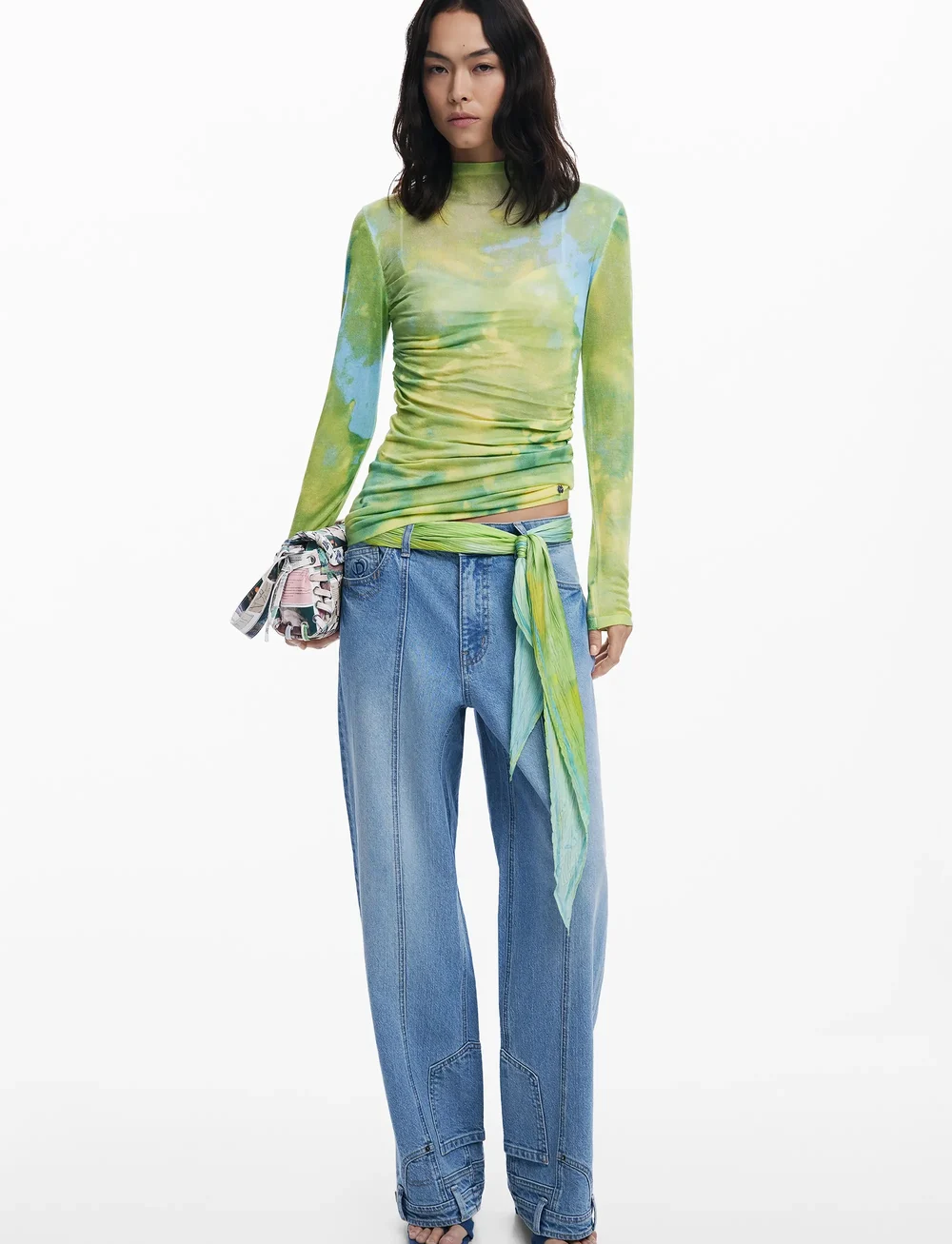 Desigual - CALGARY - langärmlige tops - 4077 antic green - 4