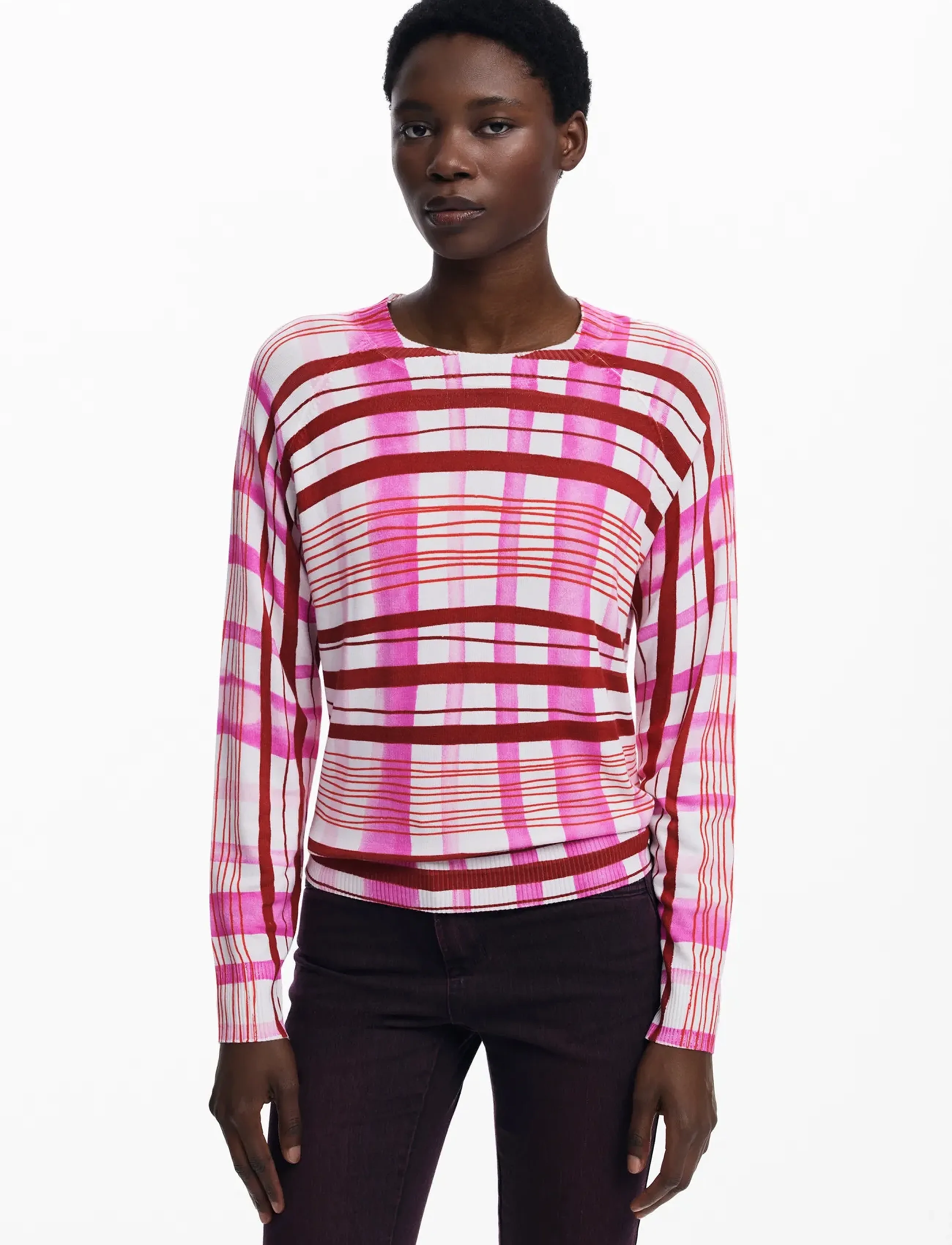 Desigual Noruega, XS, Pink, Strik > Trøjer, Dame