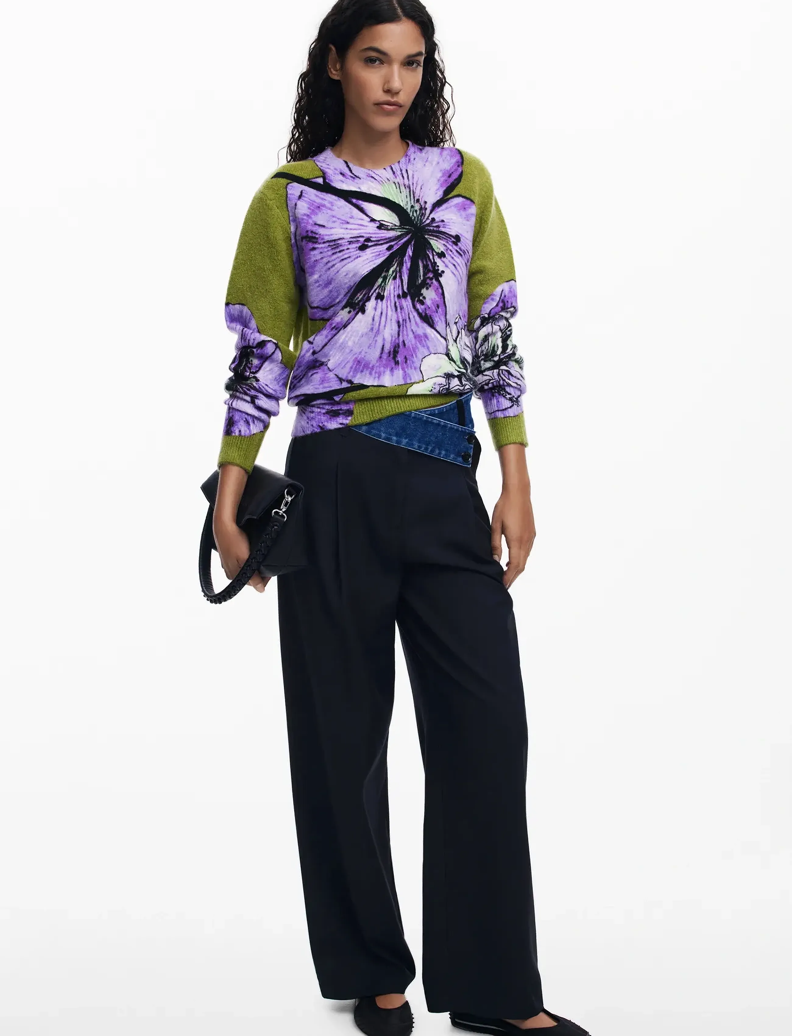 Desigual - ORQUIDEA LACROIX - gebreide truien - 3113 lilas - 4