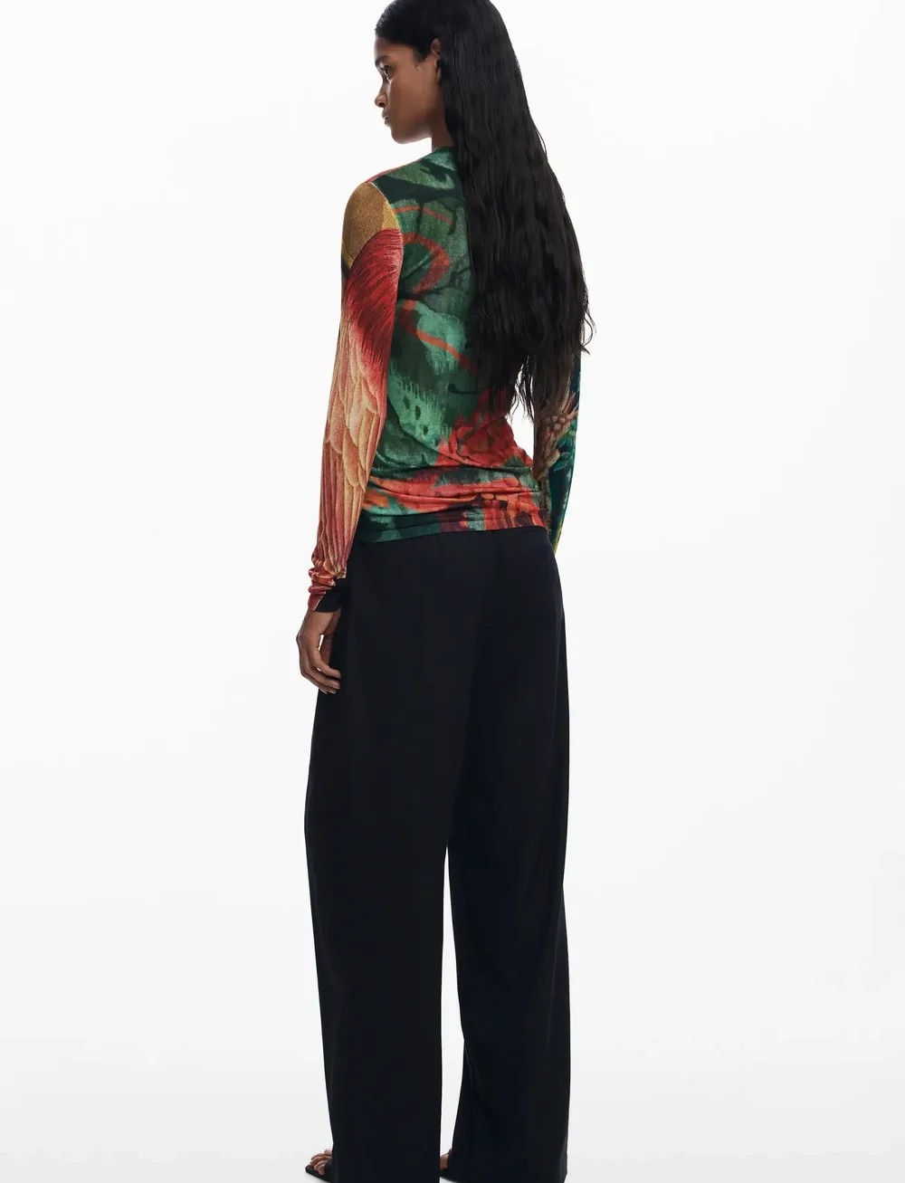 Desigual - TAPIZ LACROI - langärmlige tops - 4055 antique green - 3