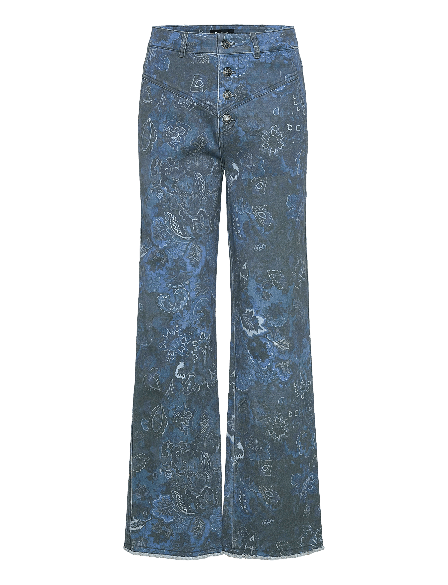 Desigual - PASLEY - tiesaus kirpimo džinsai - blue - 1