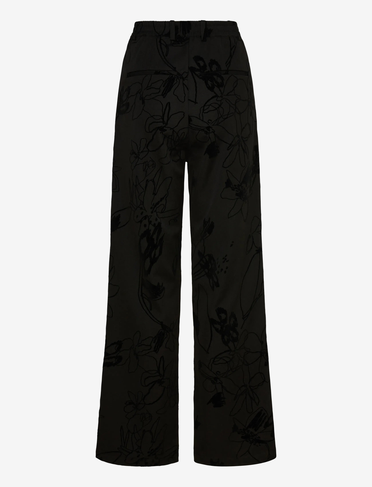 Desigual - FLOCK - hosen mit weitem bein - black - 1