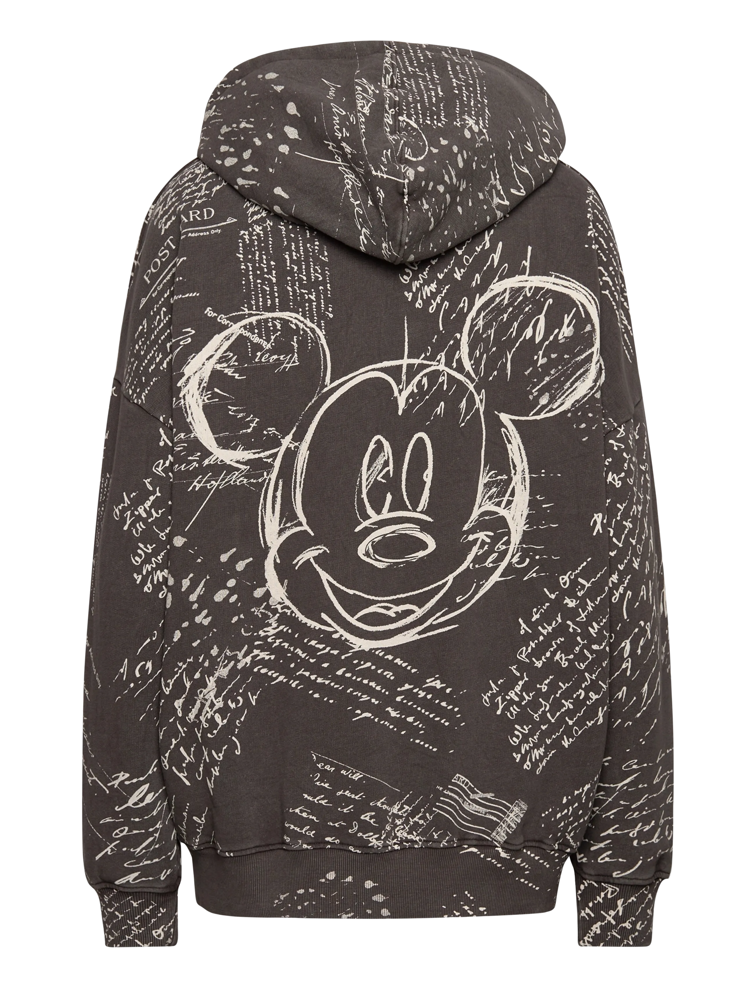 Desigual - LETTERS MICKEY - hættetrøjer - black - 2