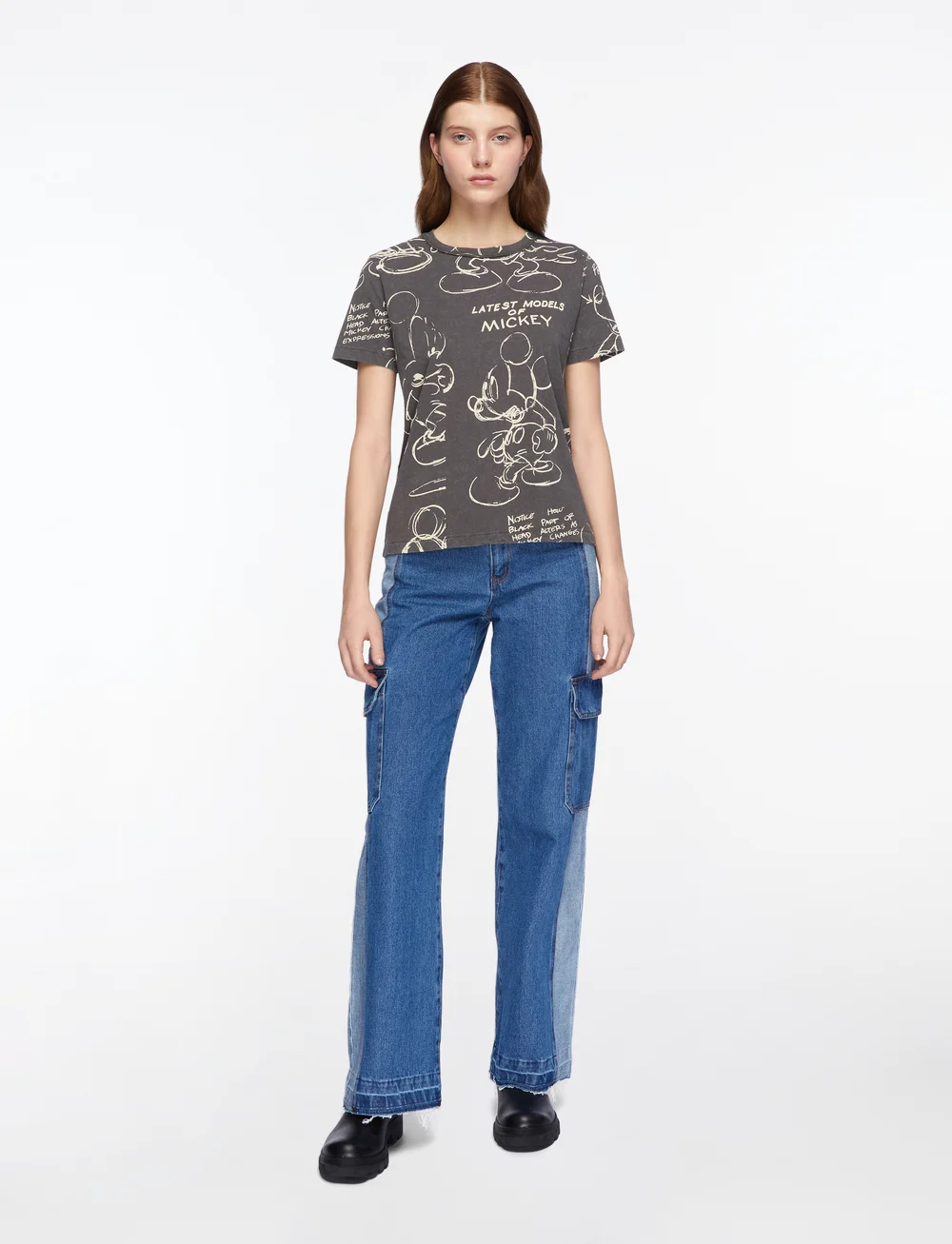 Desigual - MICKEY SKETCH - t-shirts - black - 2