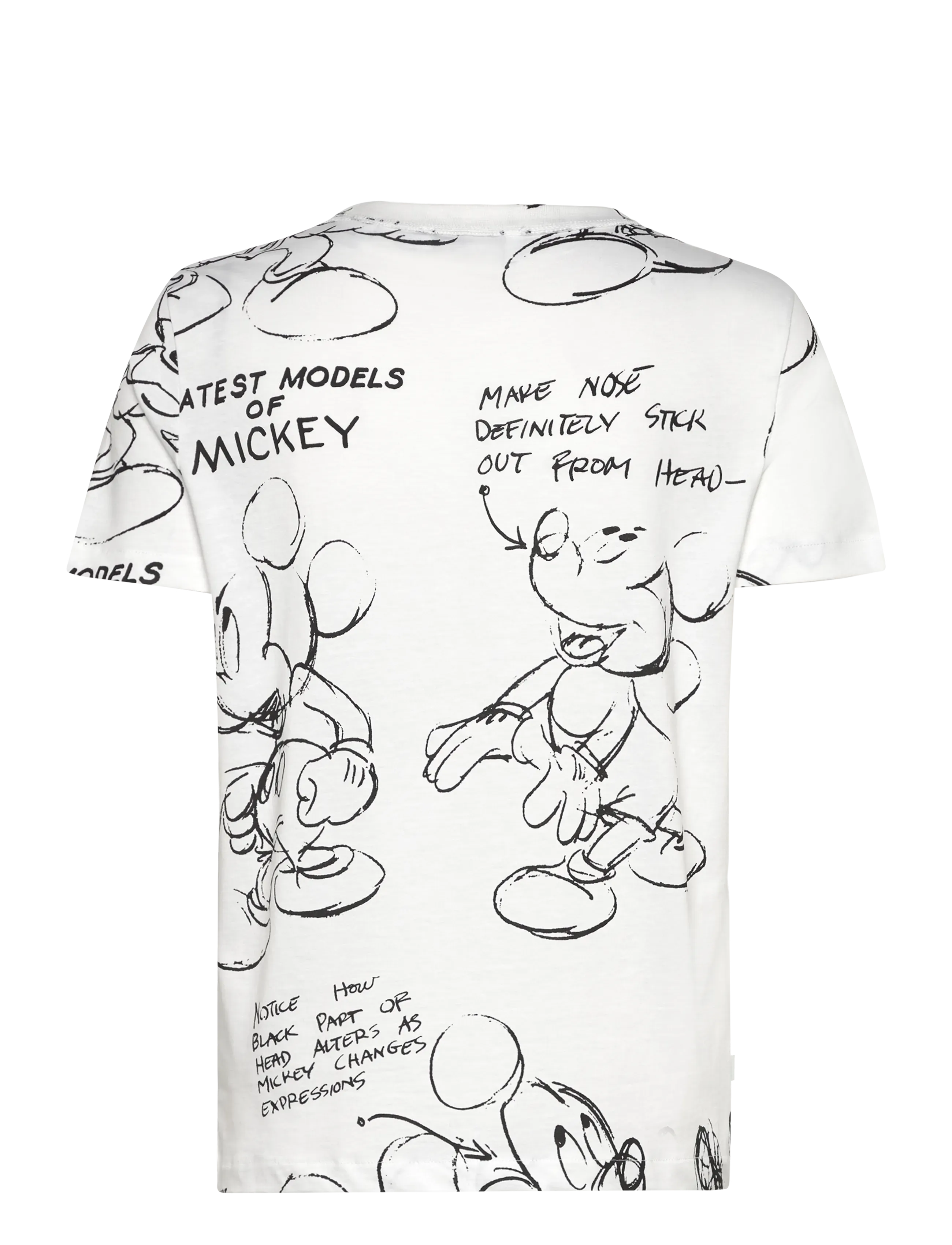 Desigual - MICKEY SKETCH - t-shirts - white - 1