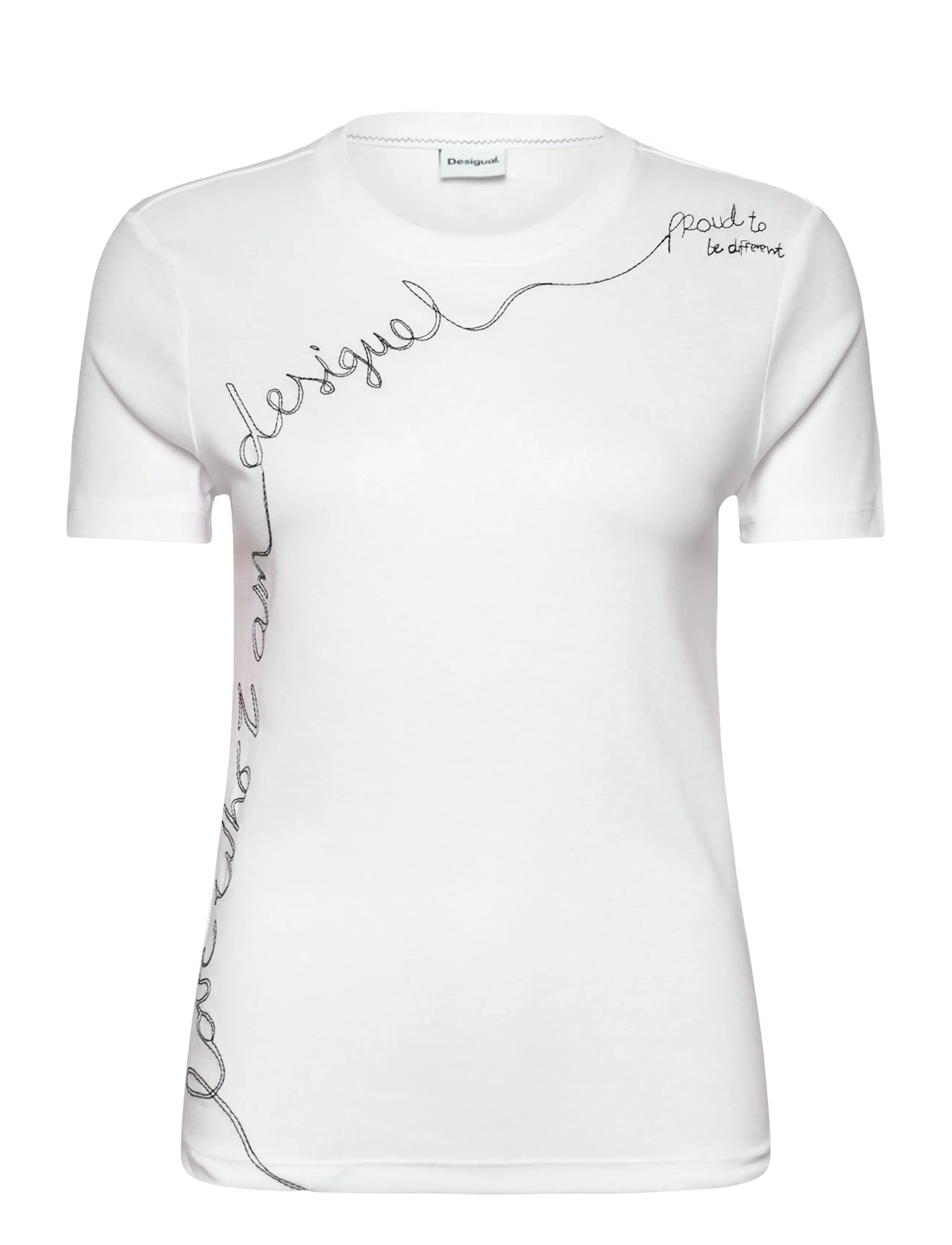 Desigual CHARLY - T-shirts - WHITE / white