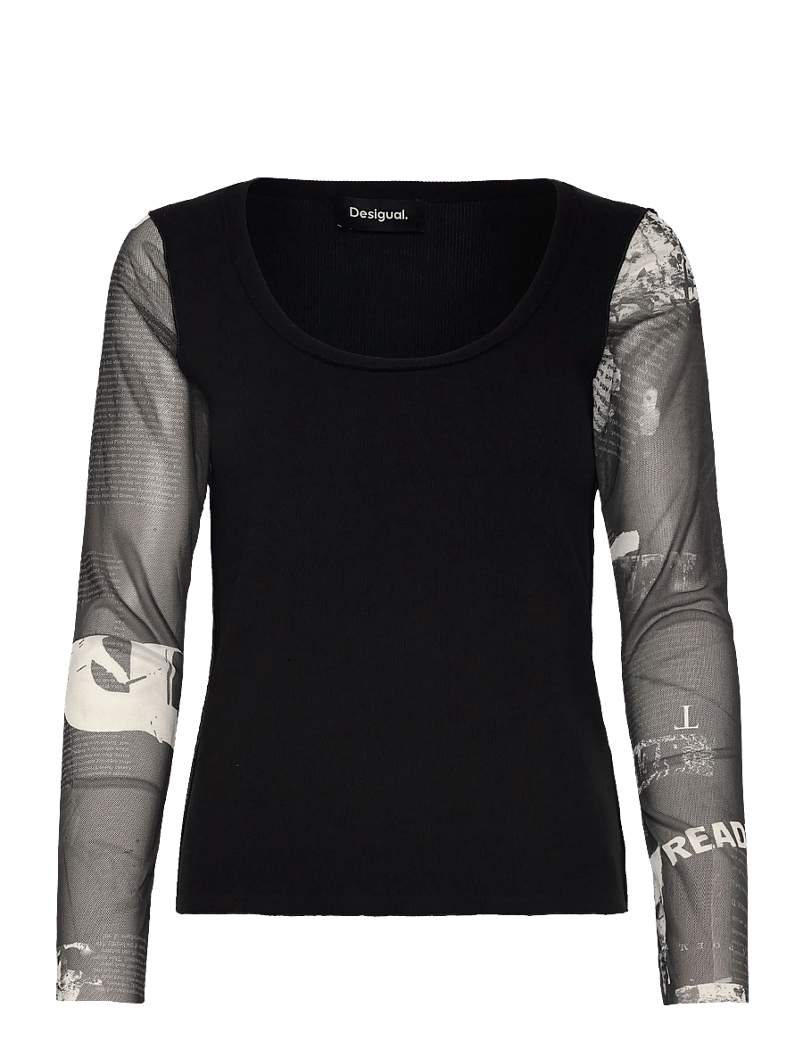 Desigual - LISBOA - palaidinukės ilgomis rankovėmis - black - 1