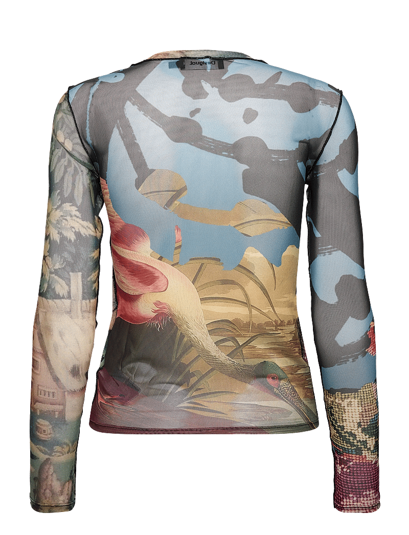 Desigual - DRAGON LACROIX - langærmede toppe - 5028 azul plomo - 2