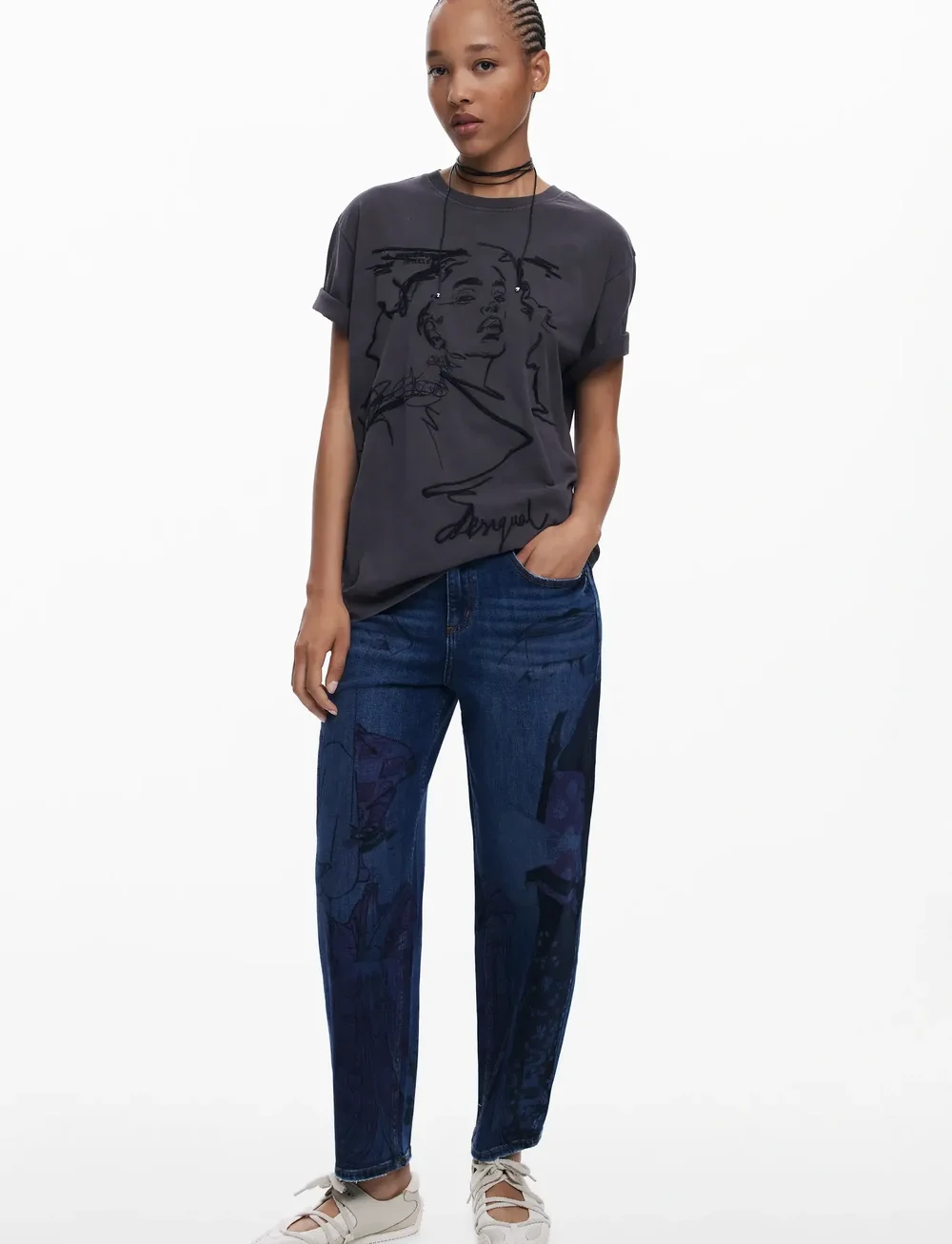 Desigual - BUDAPEST - t-shirts - 6020 topo - 4