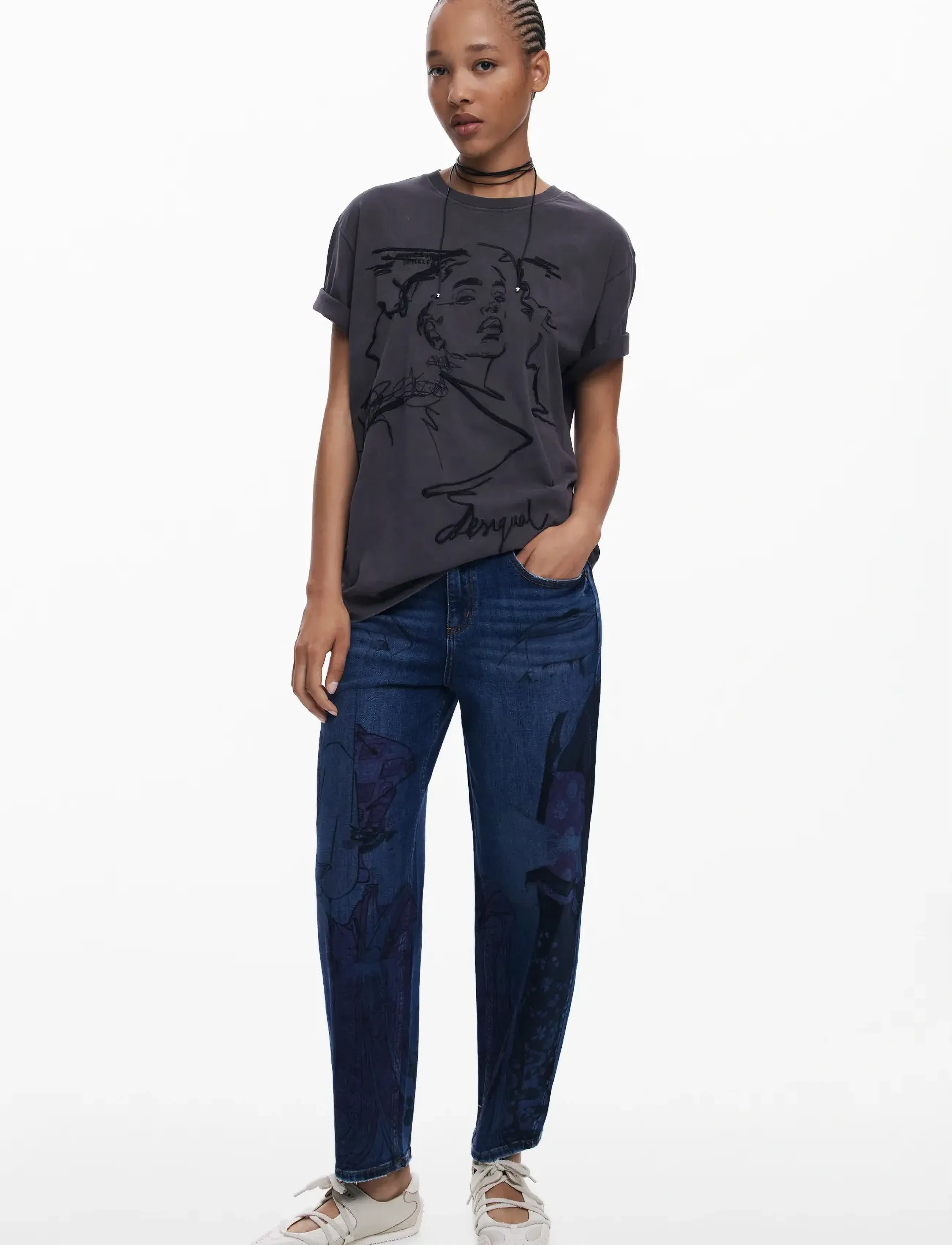 Desigual - BUDAPEST - t-skjorter - 6020 topo - 4
