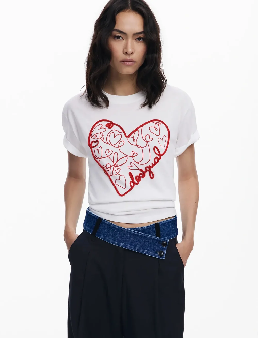 Desigual - ROMA - t-shirts - white - 0