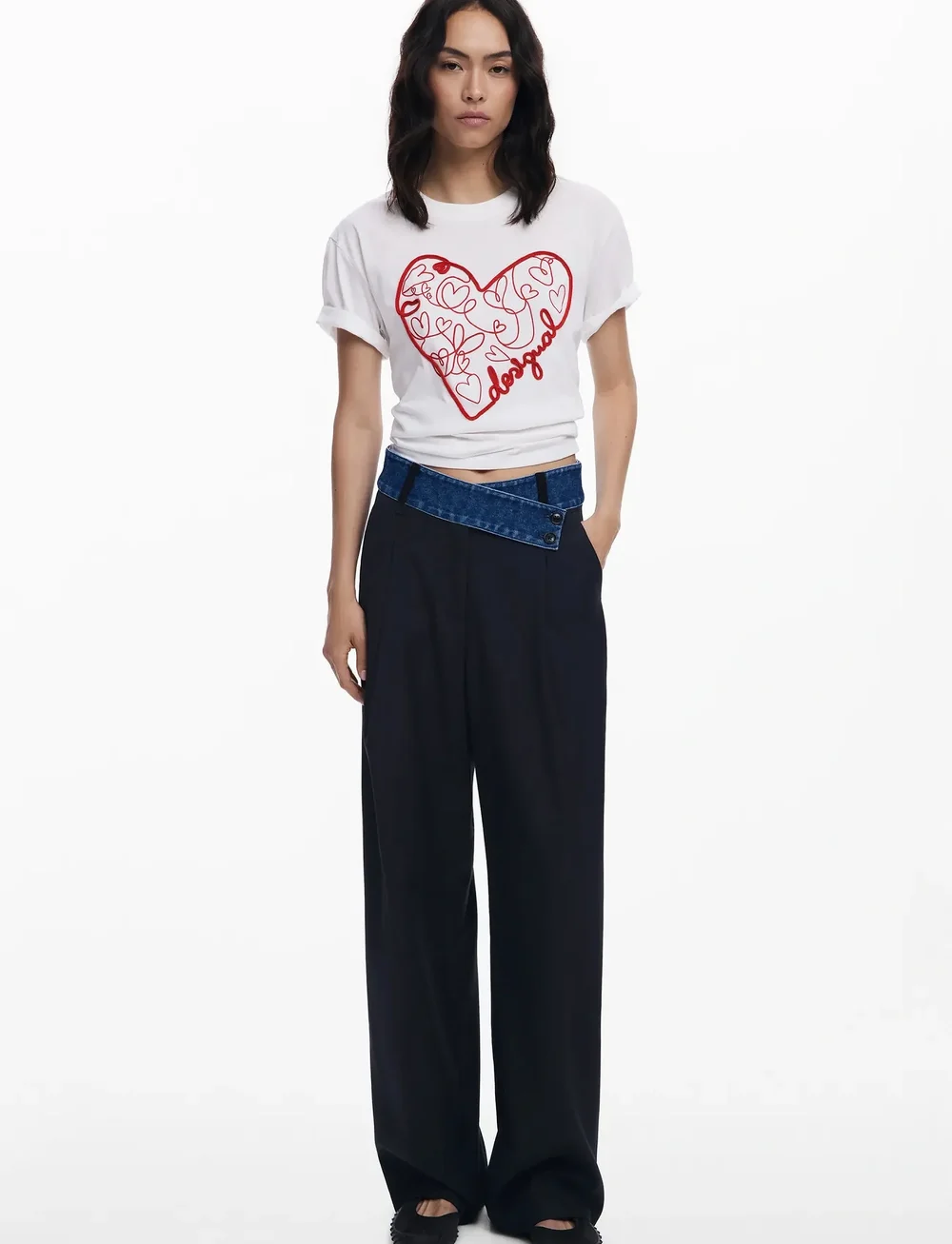 Desigual - ROMA - t-shirts - white - 4