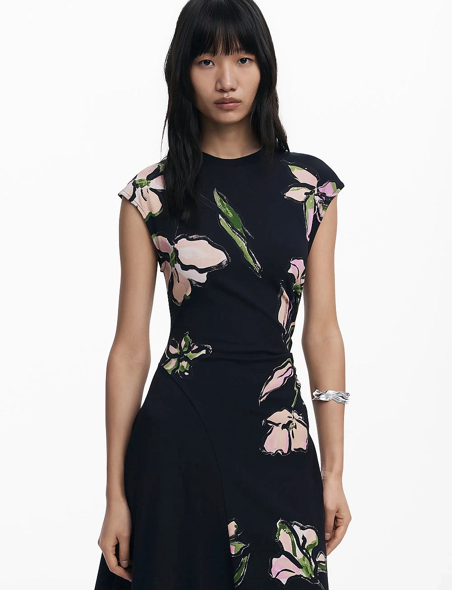 Desigual - KATRINA - strickkleider - black - 0