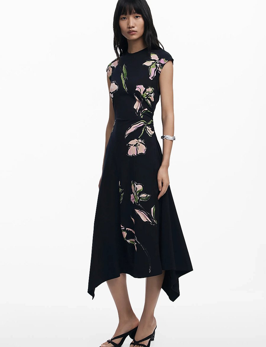 Desigual - KATRINA - strickkleider - black - 5