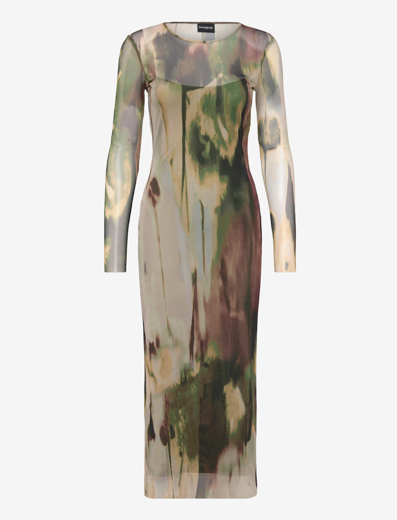 Desigual - GODIVA - t-shirt-kleider - 4003 verde militar - 1