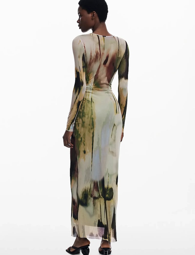 Desigual - GODIVA - t-shirt-kleider - 4003 verde militar - 3