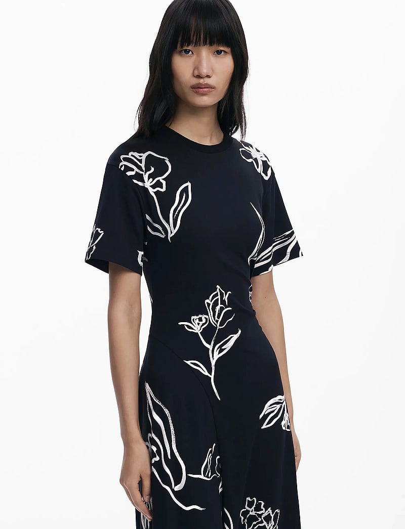 Desigual - CALMA - midi kjoler - black - 0