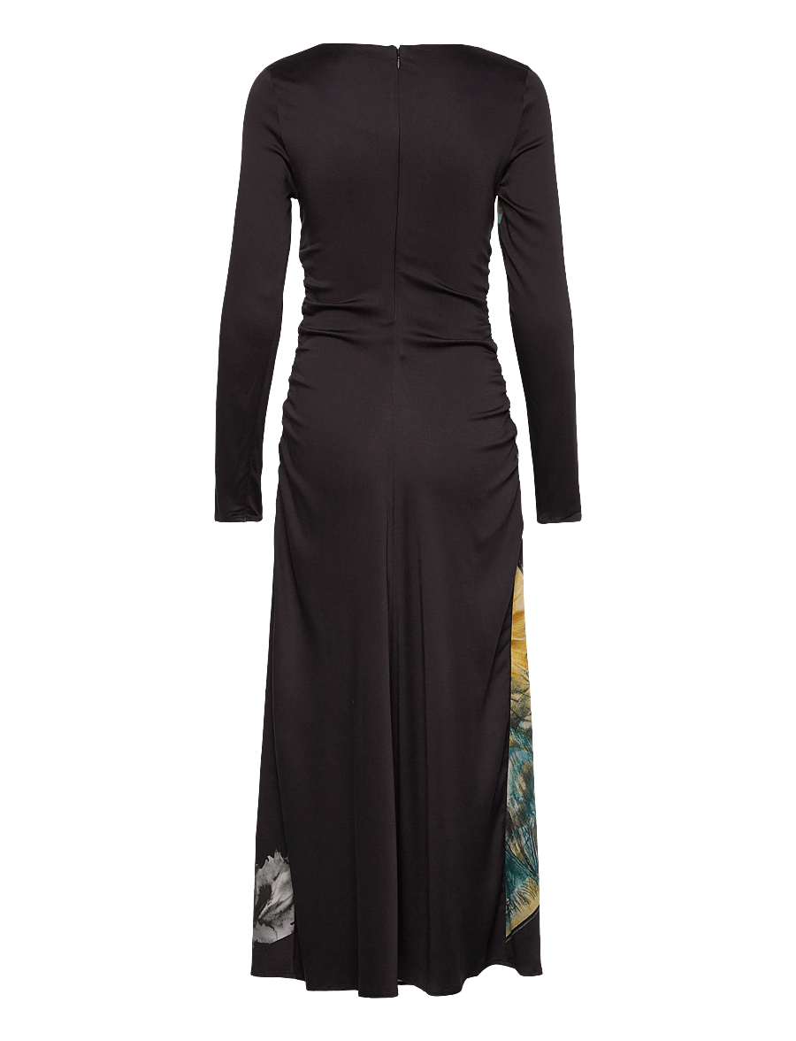 Desigual - PATCH FIONA - midiklänningar - black - 2