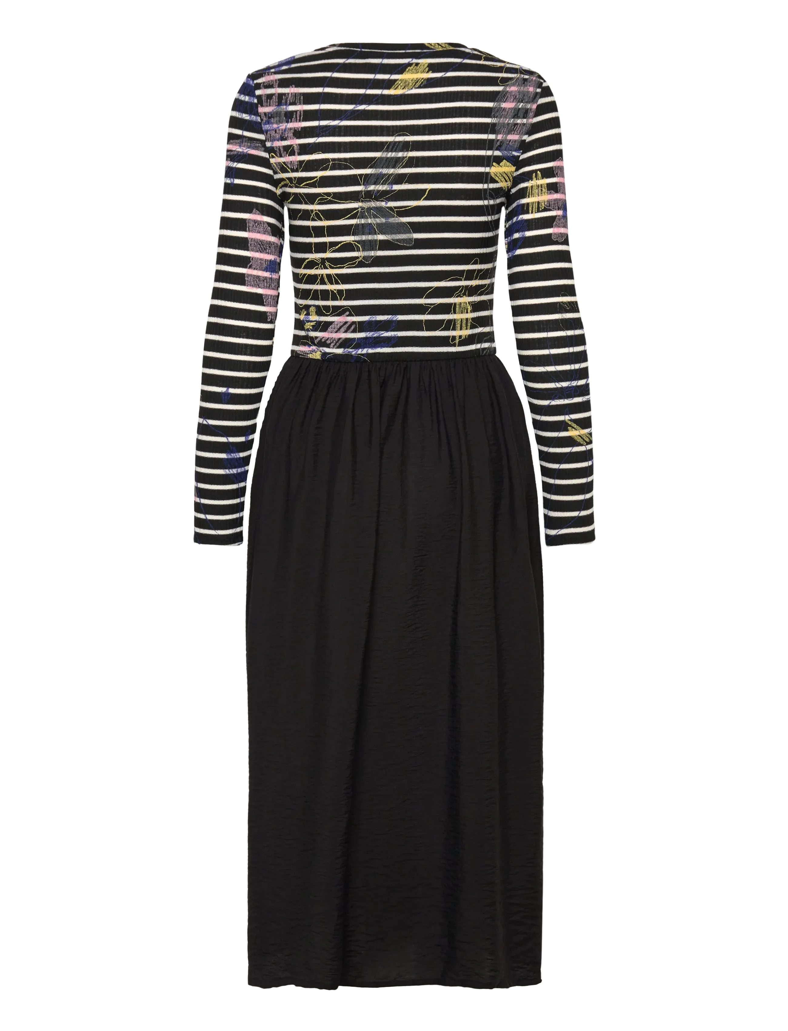 Desigual - RAYA HIBRIDA - t-shirt-kleider - black - 2