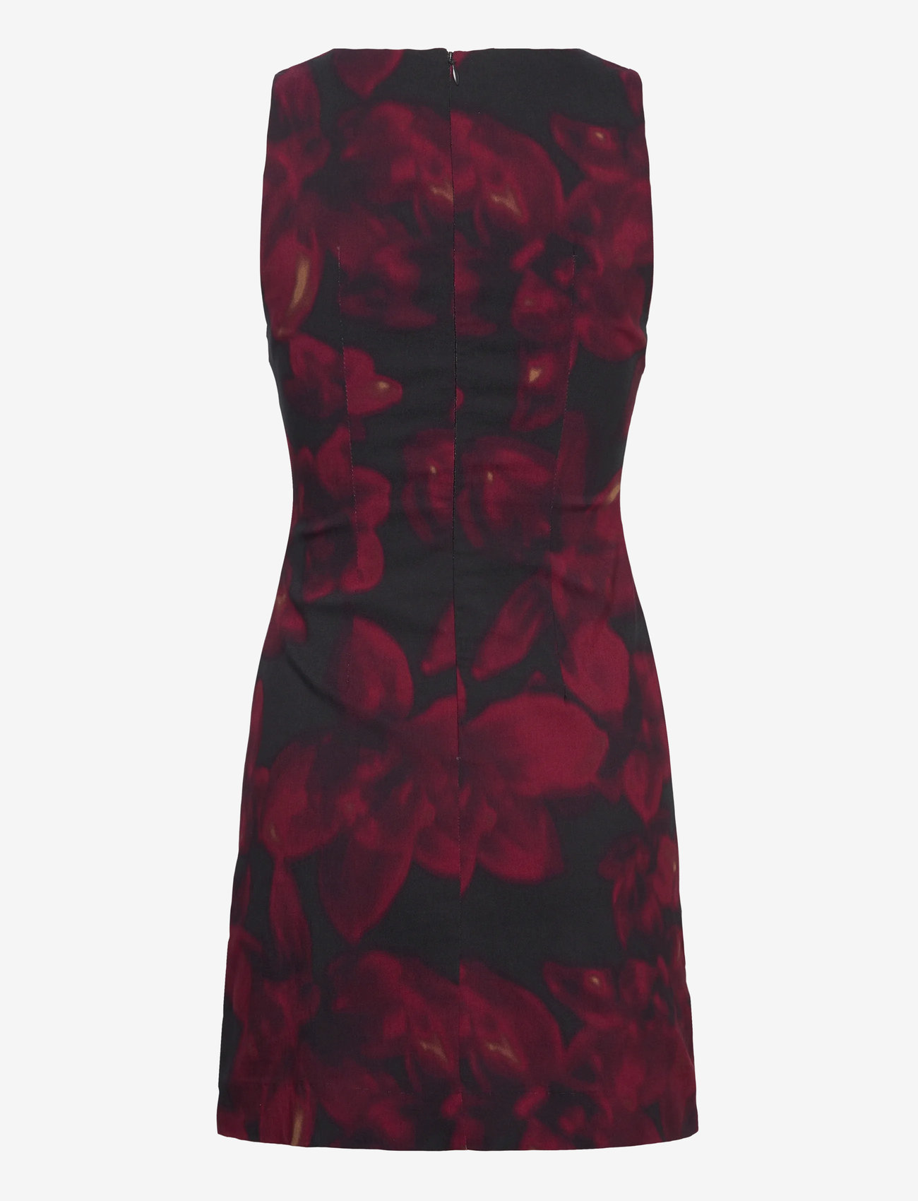 Desigual - PETOFRUNCE - kurze kleider - 3029 rojo oscuro - 1