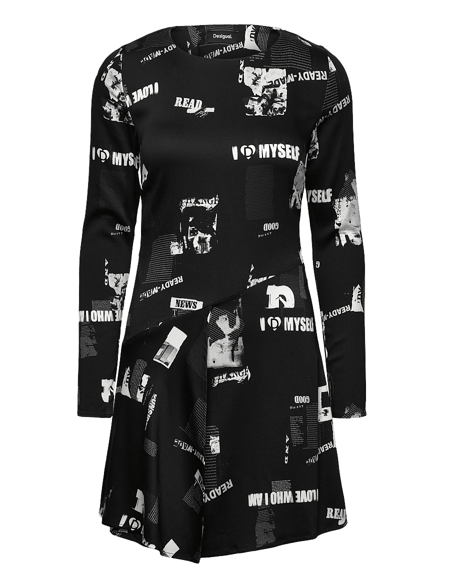 Desigual - NEWSCORTO - kurze kleider - black - 1