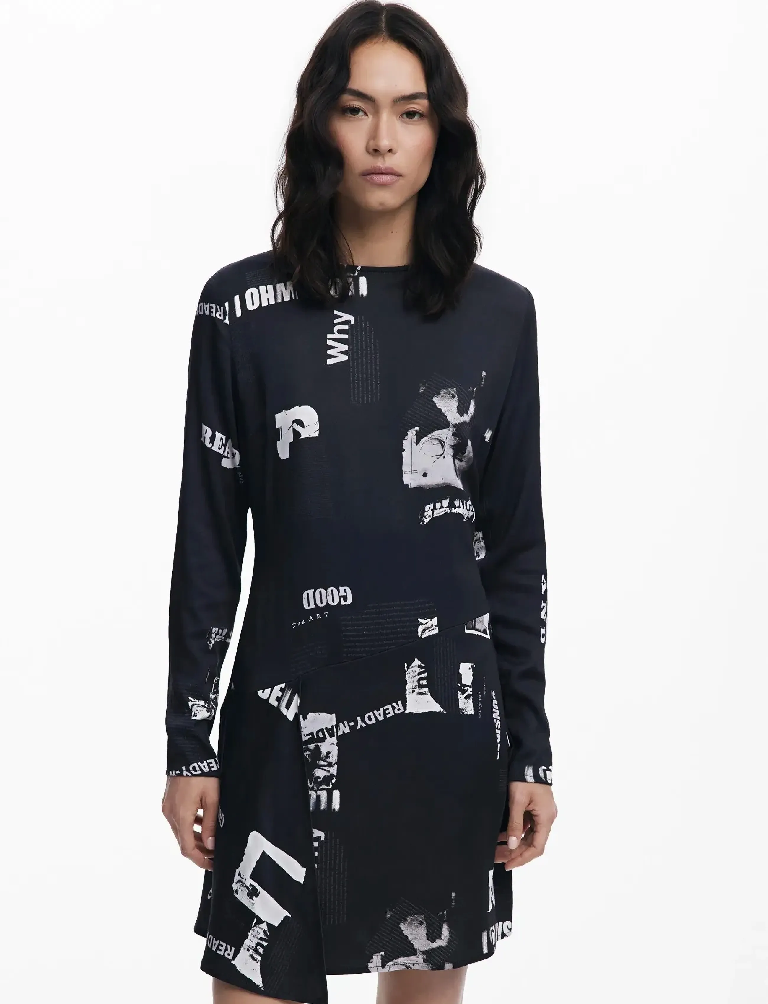 Desigual - NEWSCORTO - kurze kleider - black - 4