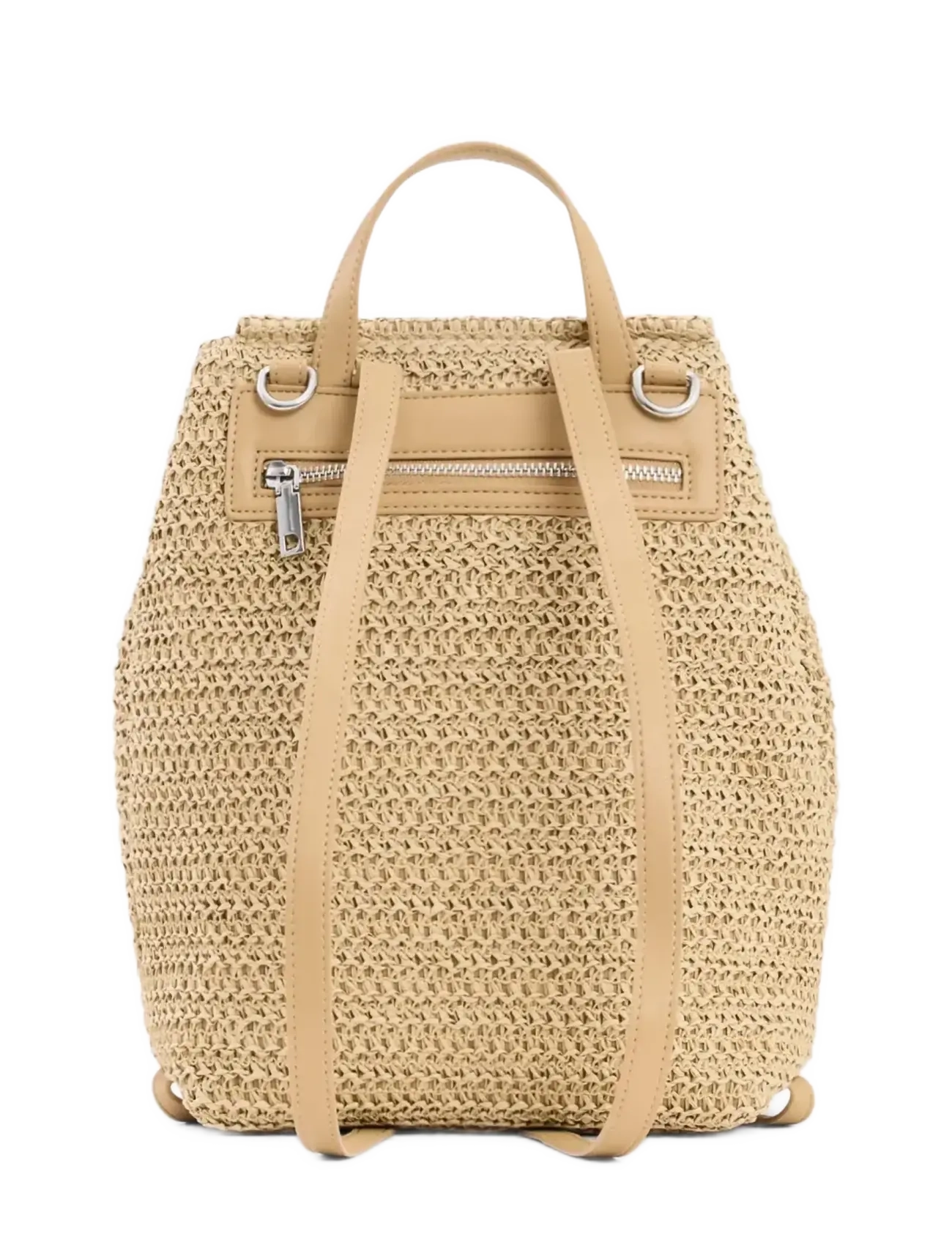 Desigual - BACK_HALF LOGO RAFFIA L - everyday style - white - 1