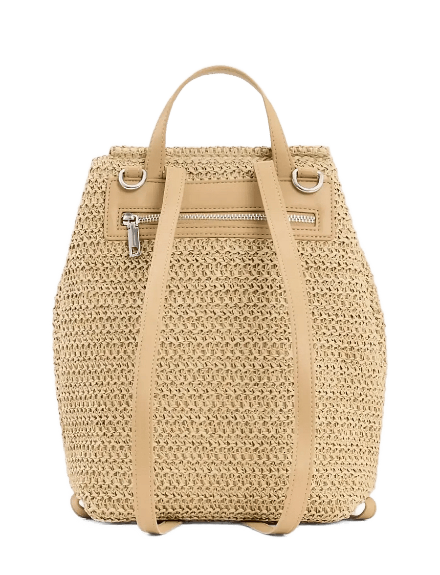 Desigual - BACK_HALF LOGO RAFFIA L - arkityyli - white - 1