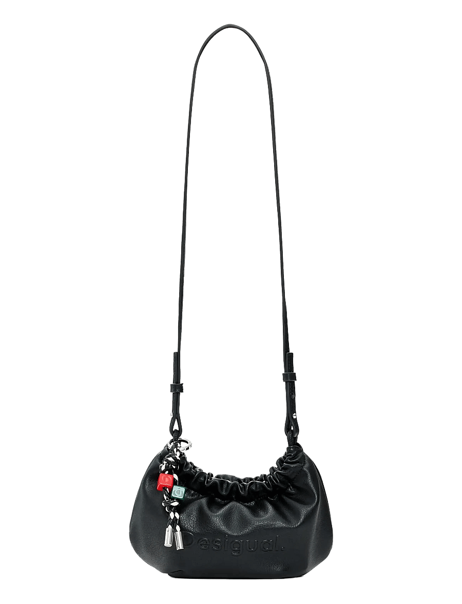 Desigual - BAG_HALF LOGO WAVERLY - alltags-style - black - 0
