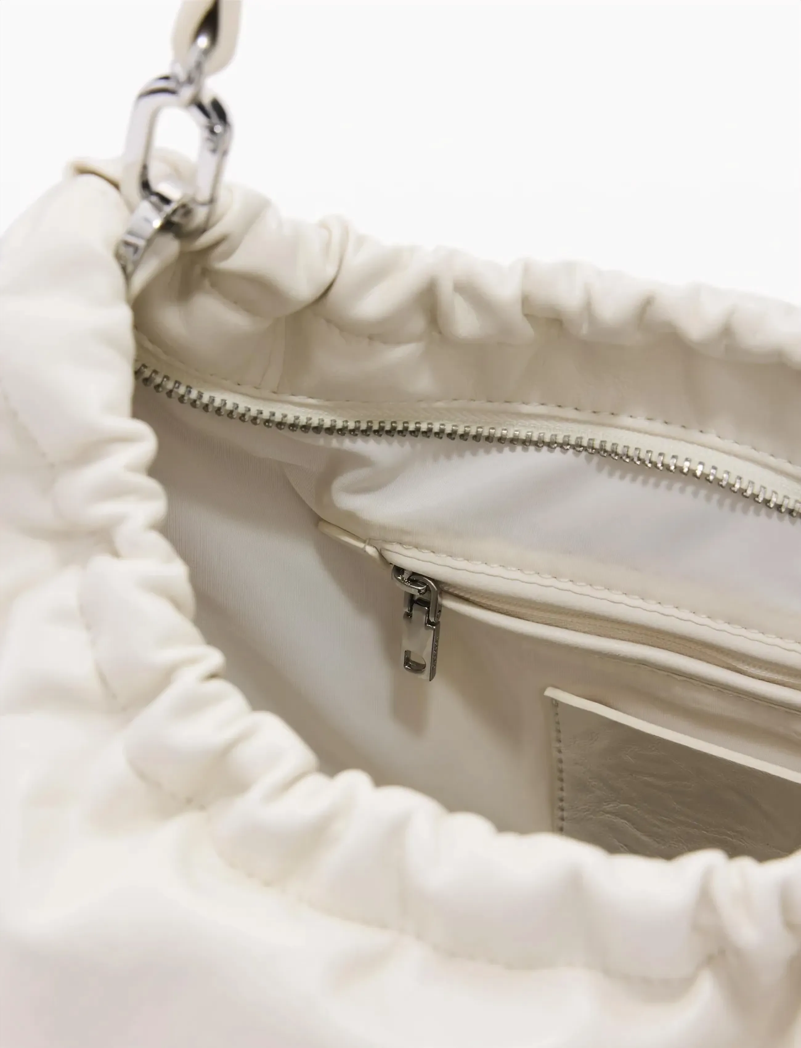 Desigual - BAG_HALF LOGO WAVER - hverdags stil - white - 2