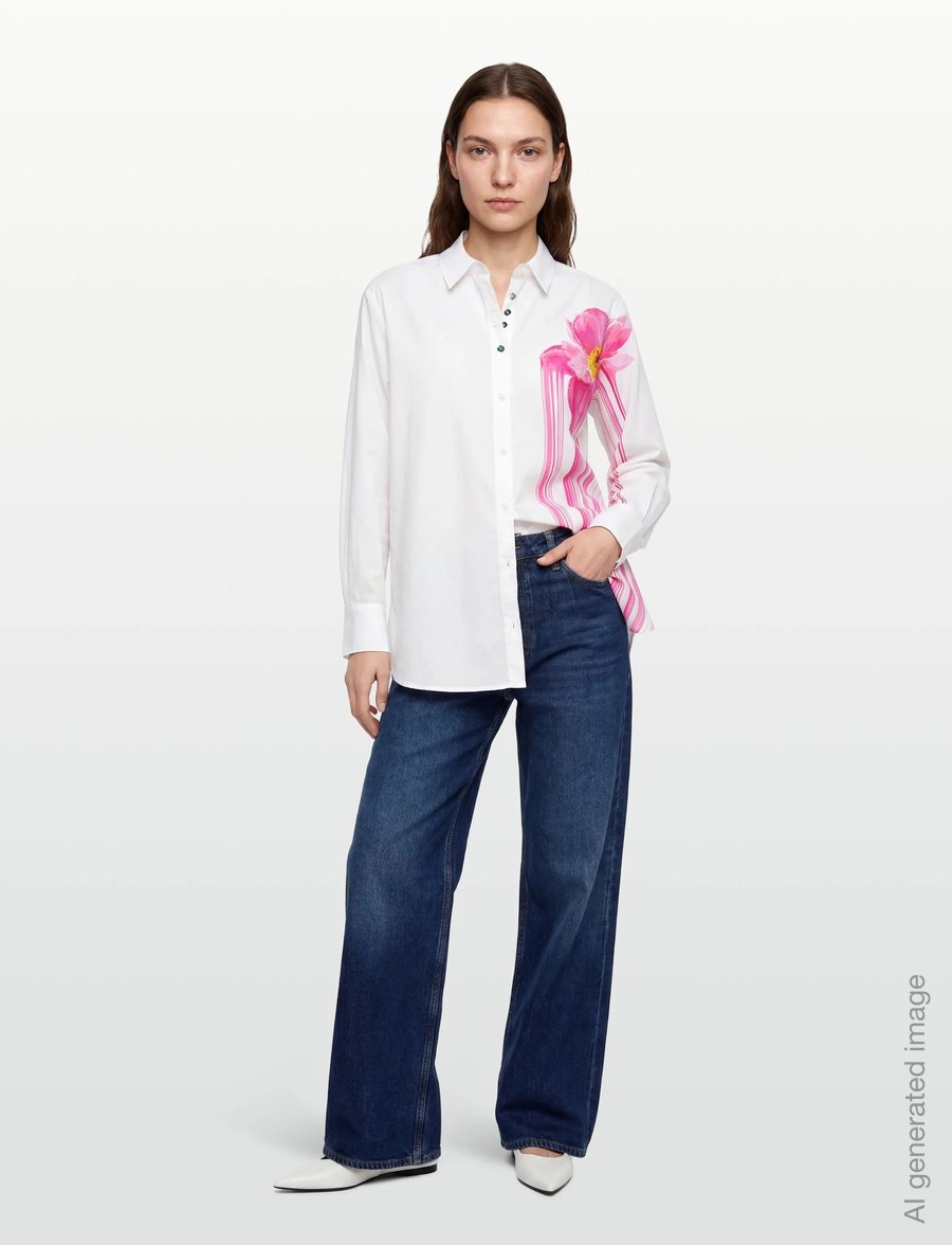 Desigual - CAM_GLOSS - denimskjorter - white - 0