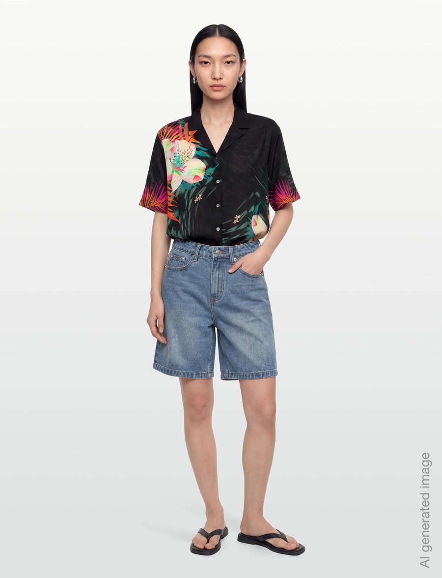 Desigual - CAM_SWIM-DAIKIRI - jeansskjortor - blue - 0