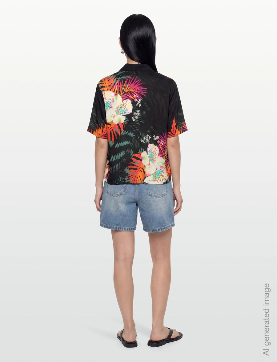 Desigual - CAM_SWIM-DAIKIRI - jeansskjortor - blue - 4