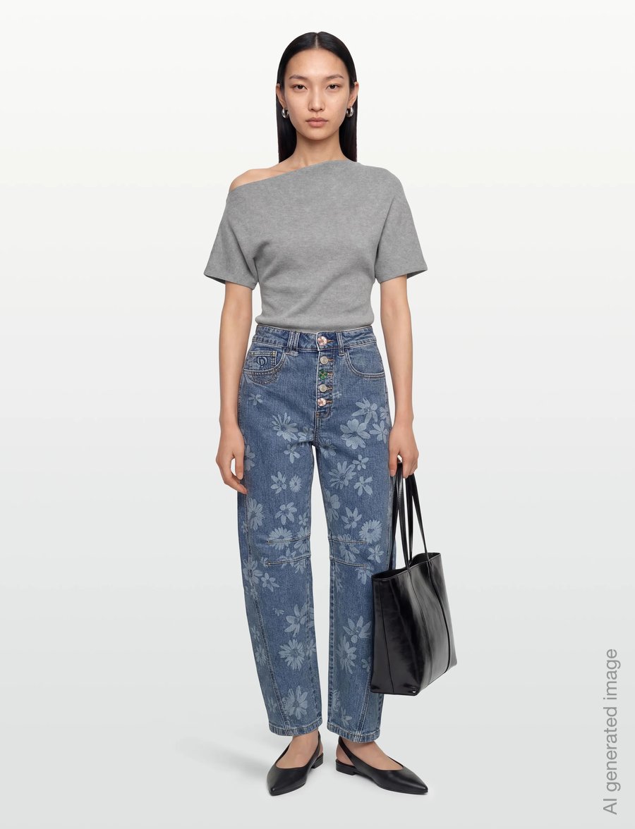 Desigual - DENIM_MAGGI - barrel jeans - blue - 0
