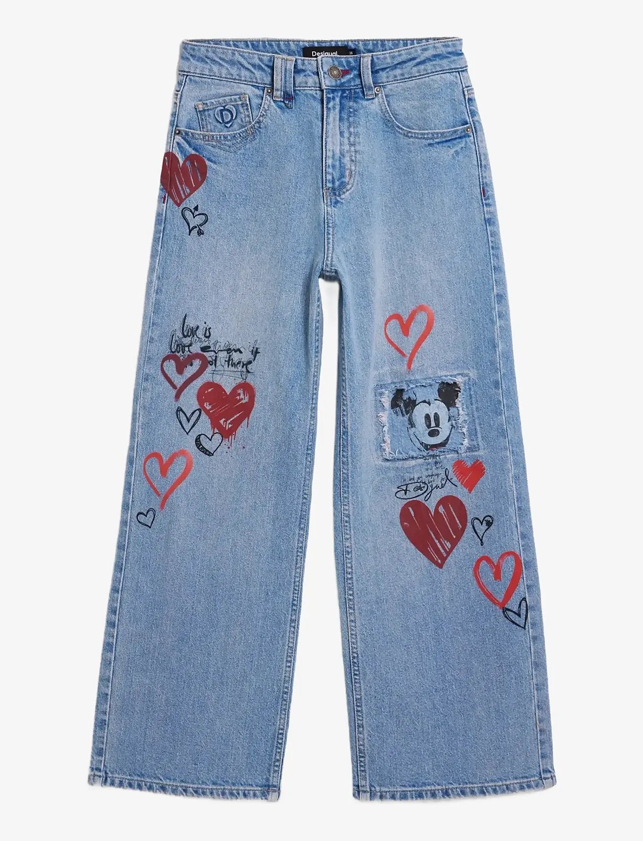 Desigual - DENIM_HERRY_ - brede jeans - blue - 0