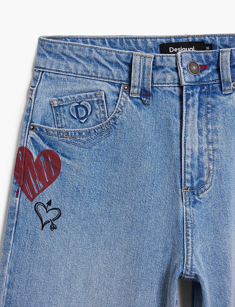 Desigual - DENIM_HERRY_ - hosen mit weitem bein - blue - 2