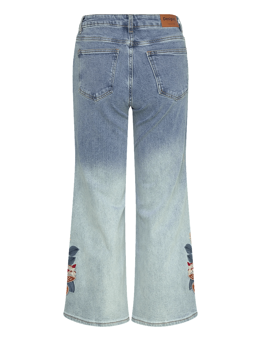 Desigual - DENIM_COCO - hosen mit weitem bein - blue - 2