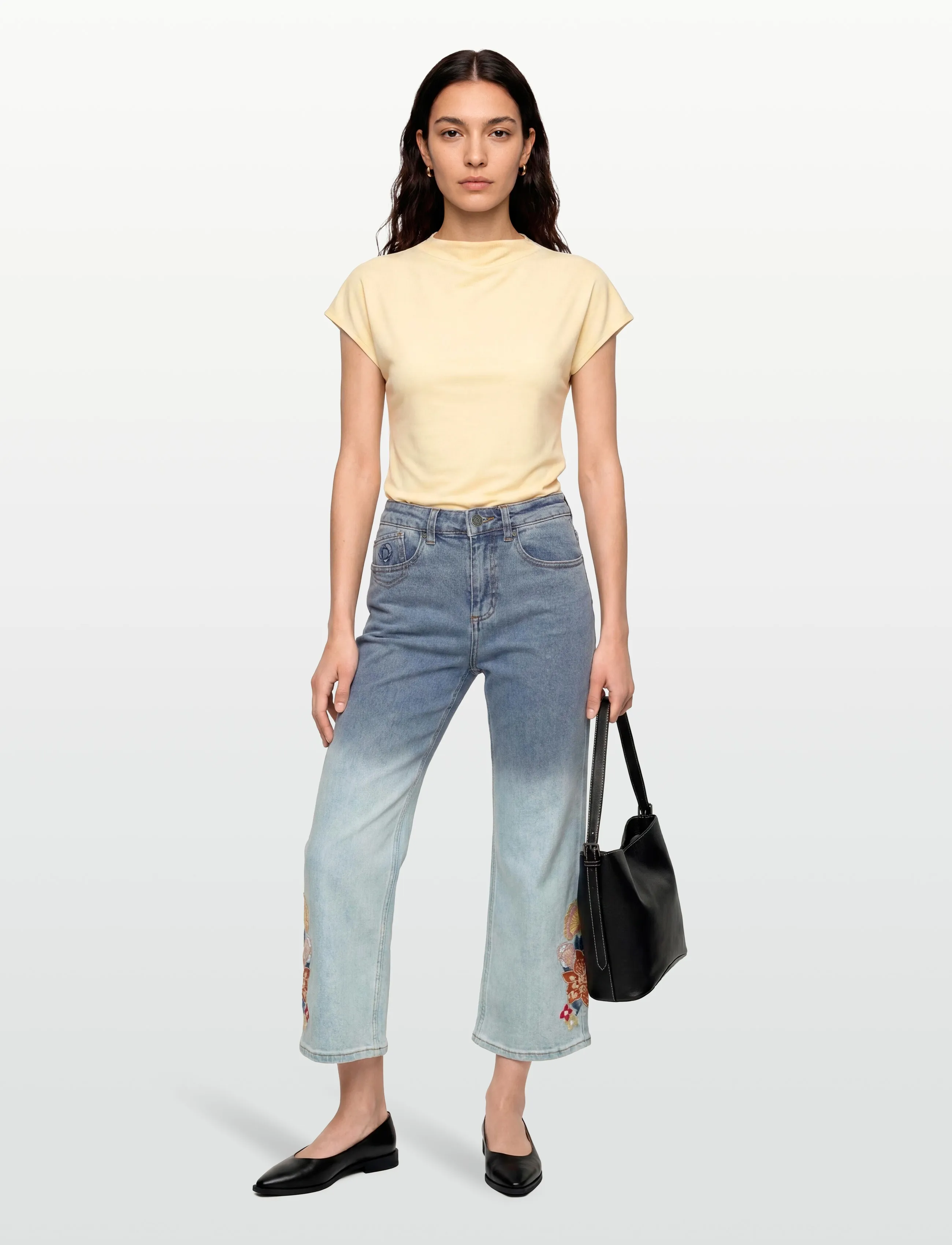 Desigual DENIM_COCO - Wide leg jeans - BLUE / blue