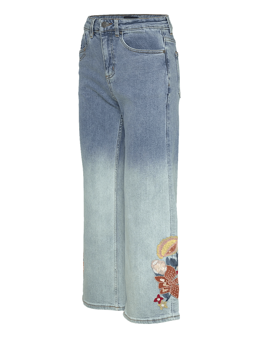 Desigual - DENIM_COCO - hosen mit weitem bein - blue - 3