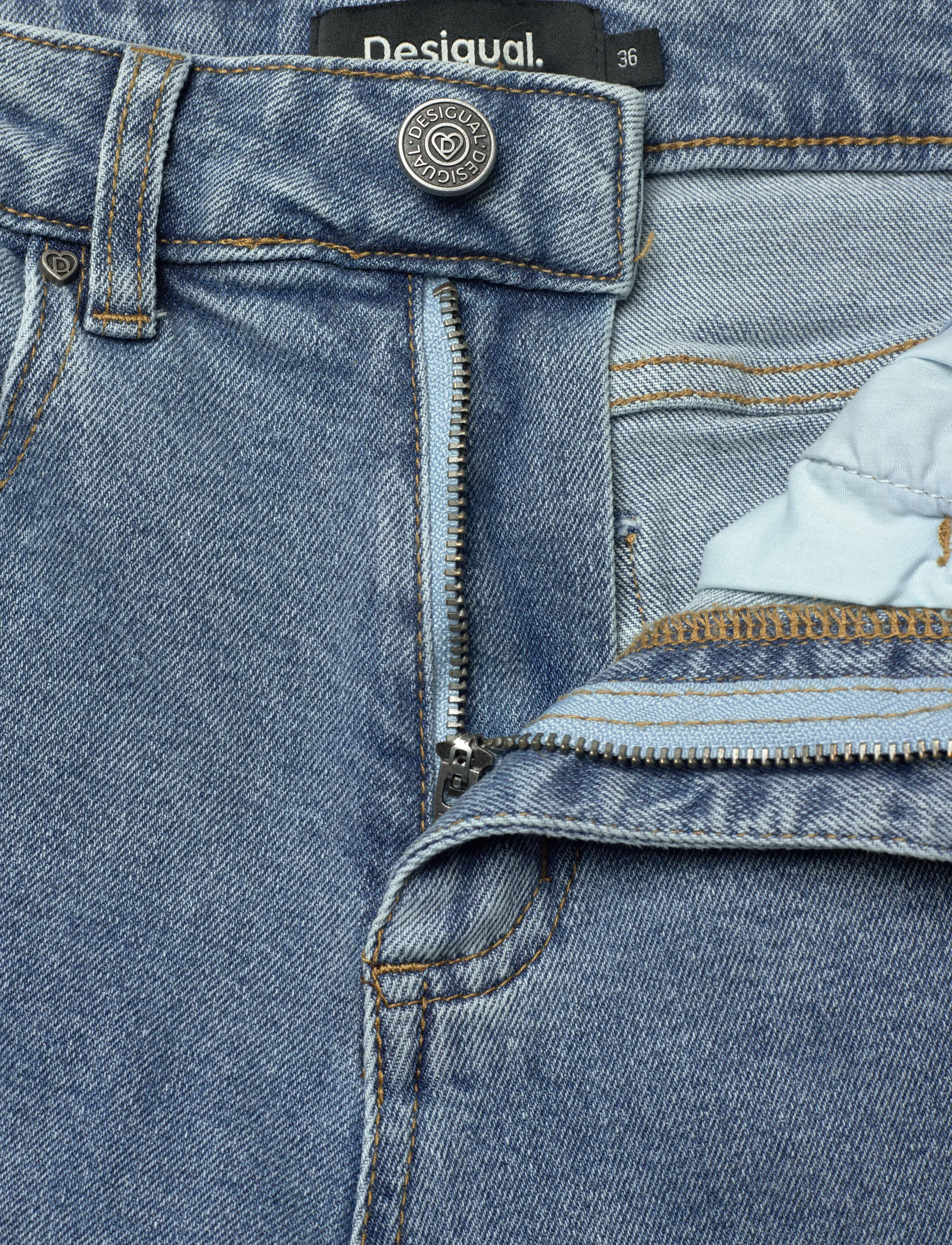 Desigual - DENIM_COCO - wide leg jeans - blue - 5