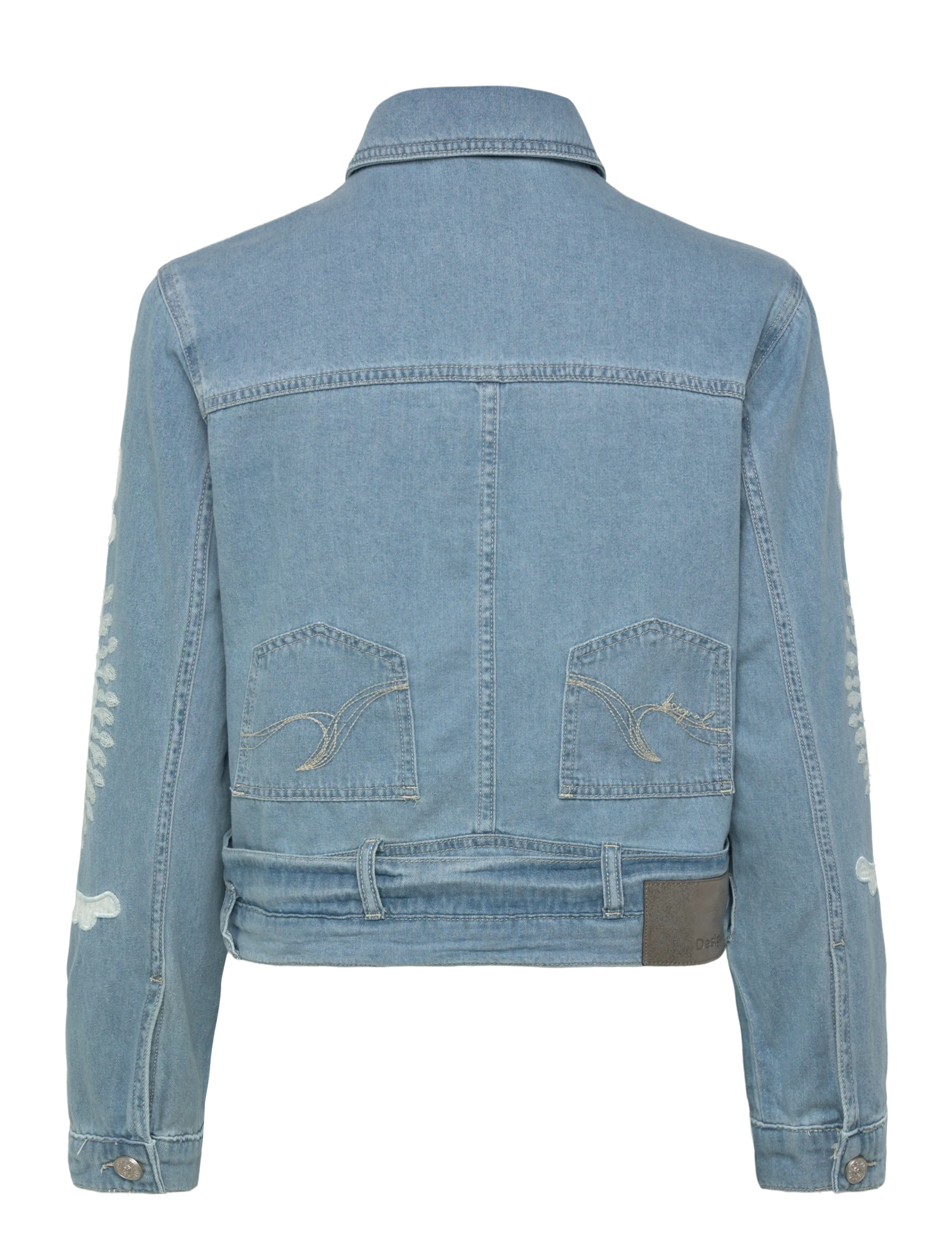 Desigual - WOMAN DENIM TRUCKER JACKET - jeansjackor - blue - 1
